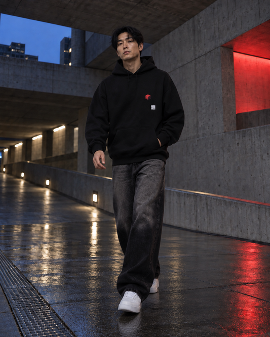 RED VOXEL – PZMO Digital Sculpture Hoodie