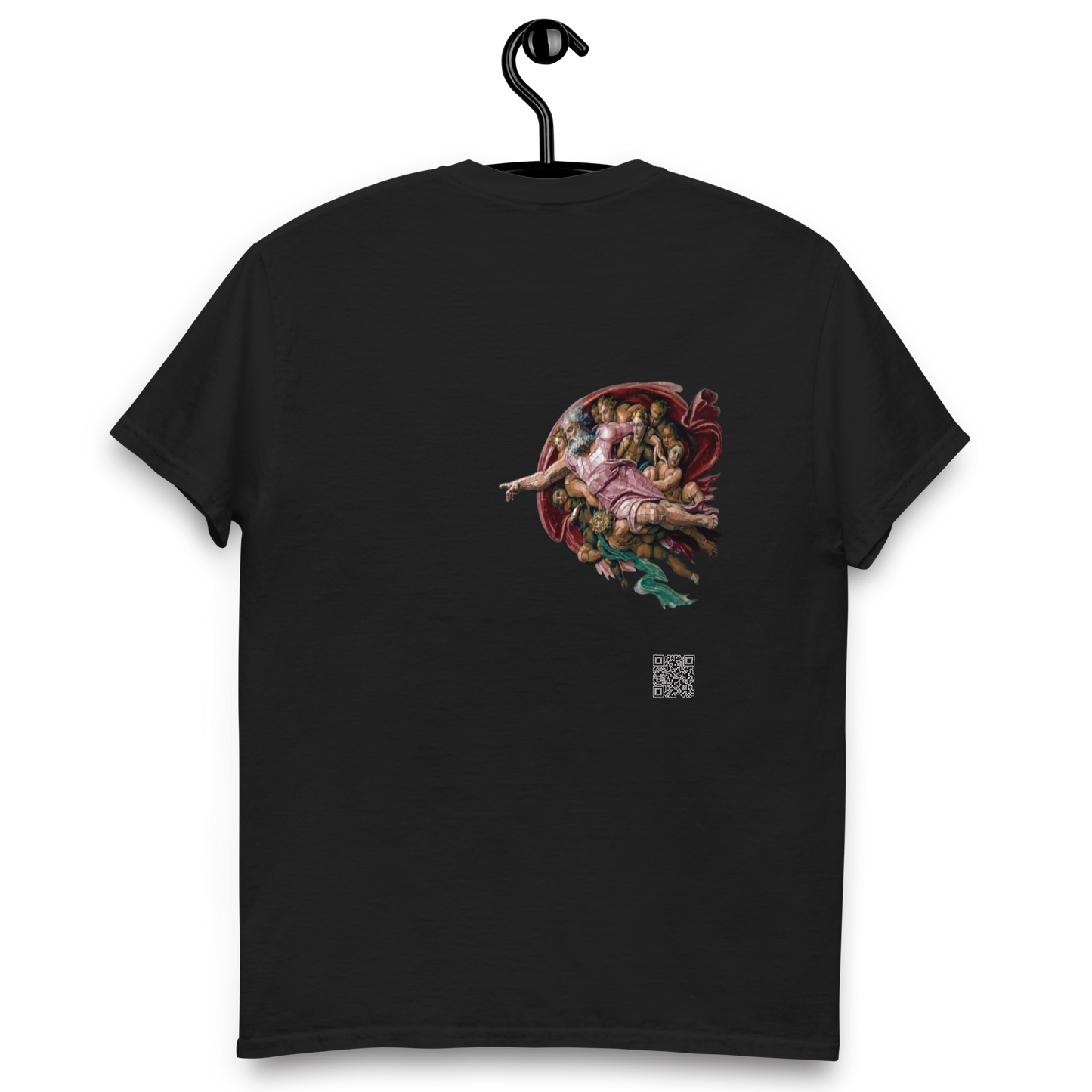 The Creation of Adam T-Shirt - PZMO Michelangelo Pixel Tee