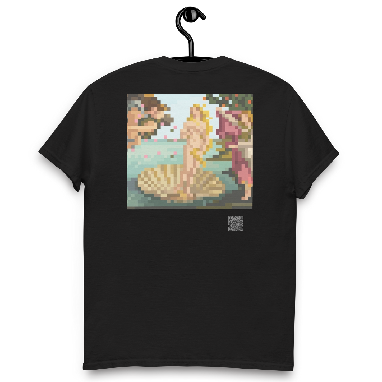 The Birth of Venus T-Shirt - PZMO Botticelli Classical Pixel Tee