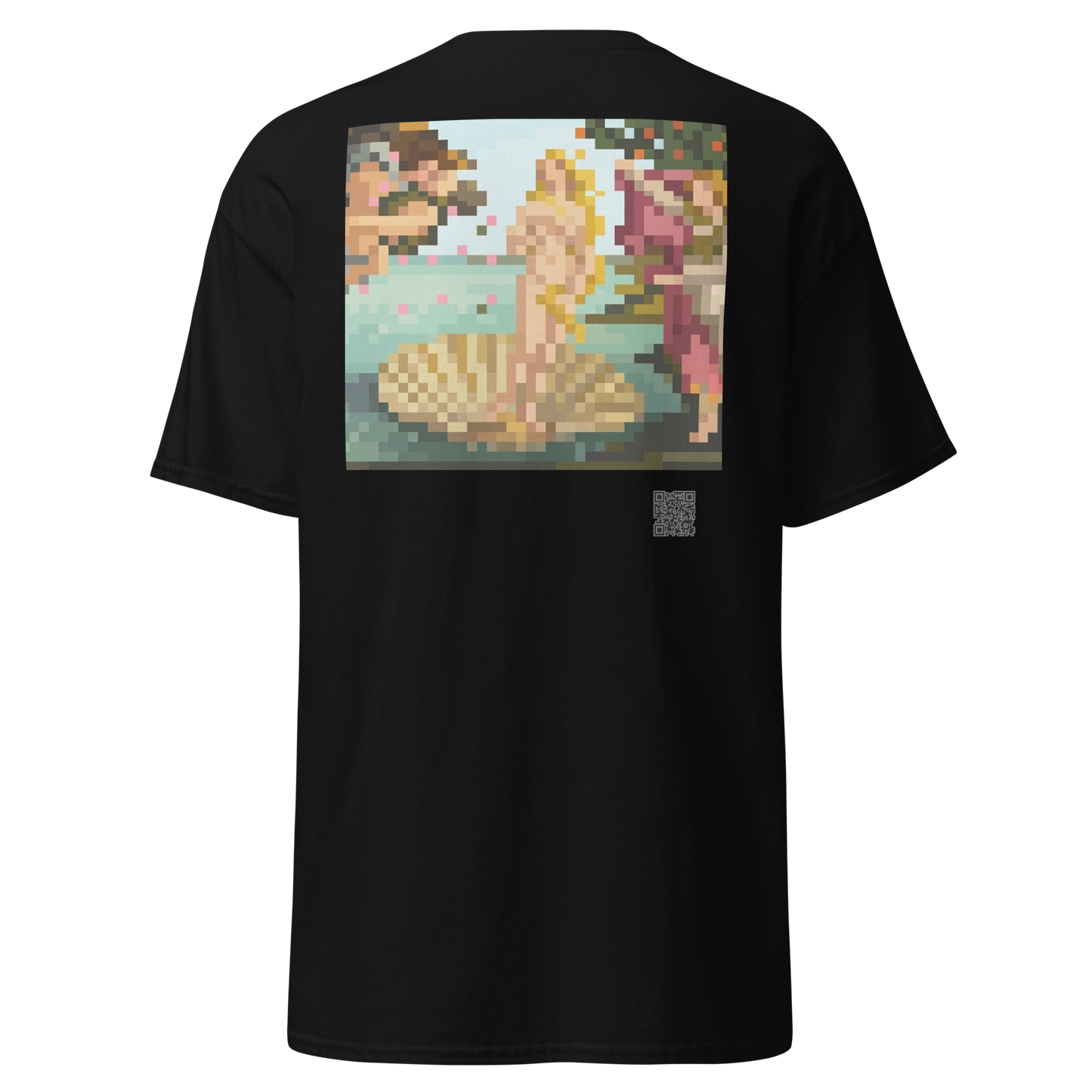 The Birth of Venus T-Shirt - PZMO Botticelli Classical Pixel Tee