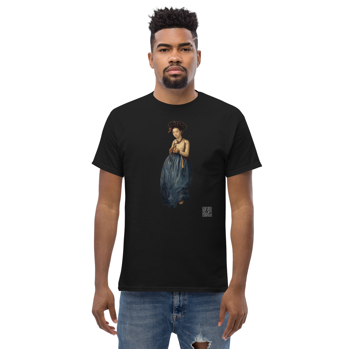 Portrait of a Beauty T-Shirt - PZMO Hyewon Shin Yun-bok Traditional Tee