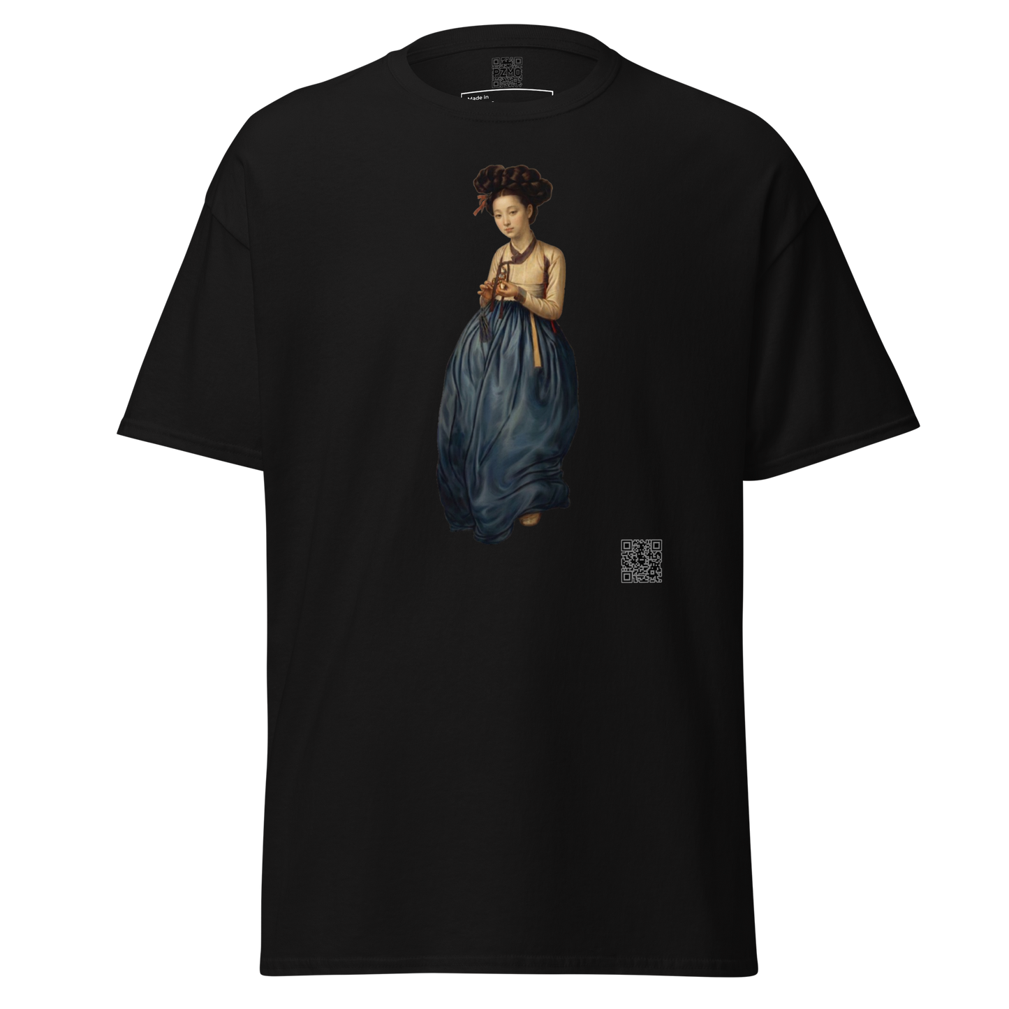 Portrait of a Beauty T-Shirt - PZMO Hyewon Shin Yun-bok Traditional Tee