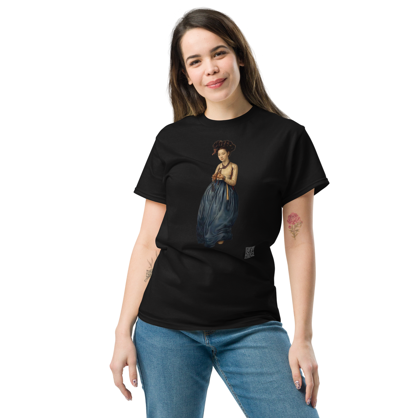 Portrait of a Beauty T-Shirt - PZMO Hyewon Shin Yun-bok Traditional Tee