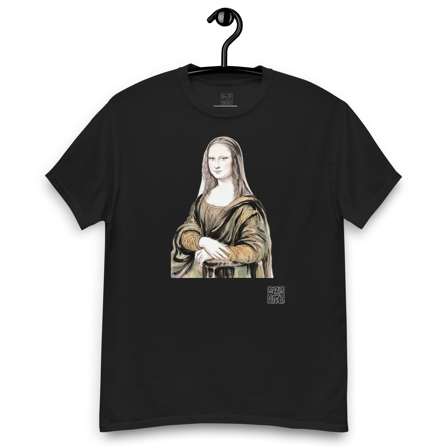 Mona Lisa T-Shirt - PZMO Leonardo da Vinci Portrait Tee