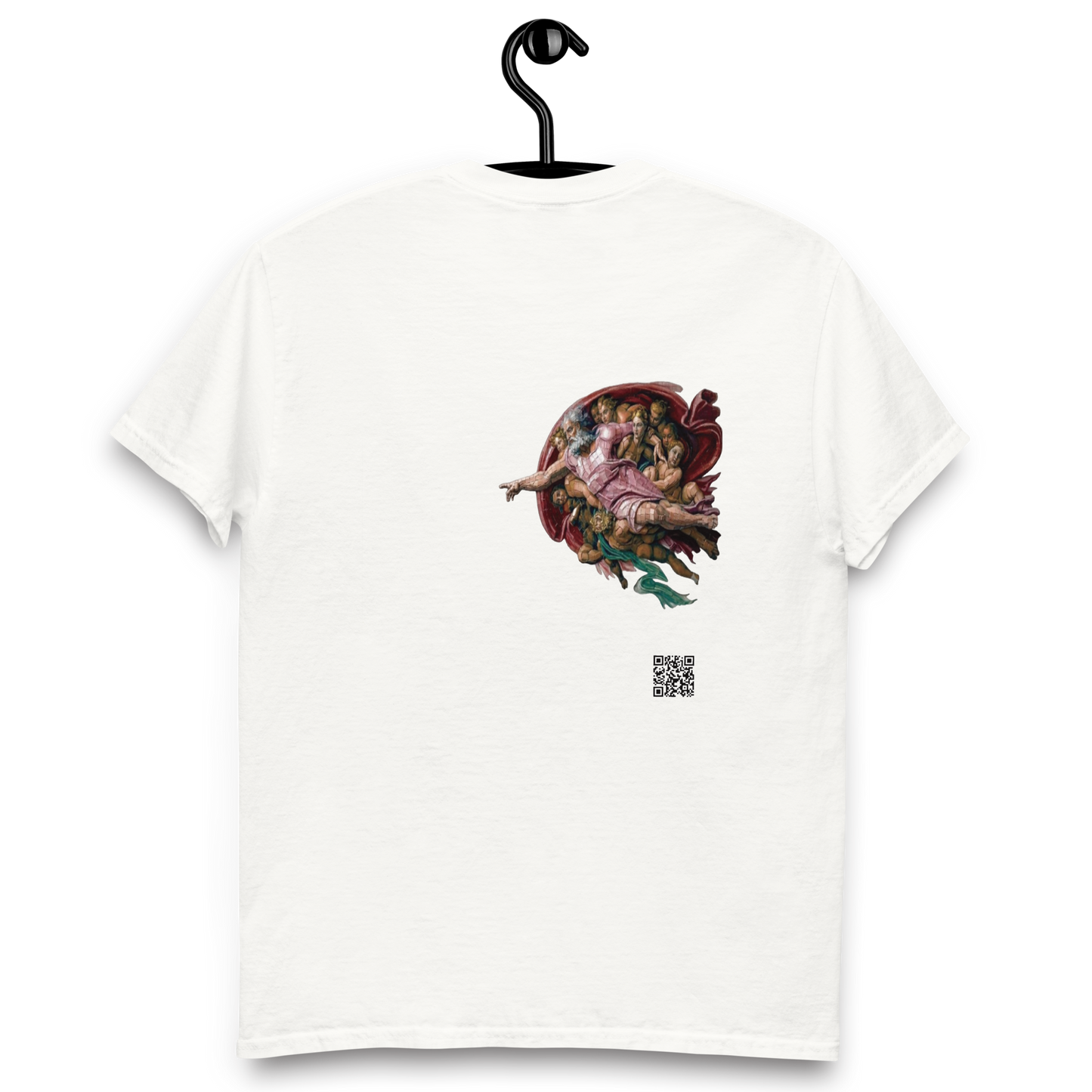 The Creation of Adam T-Shirt - PZMO Michelangelo Pixel Tee