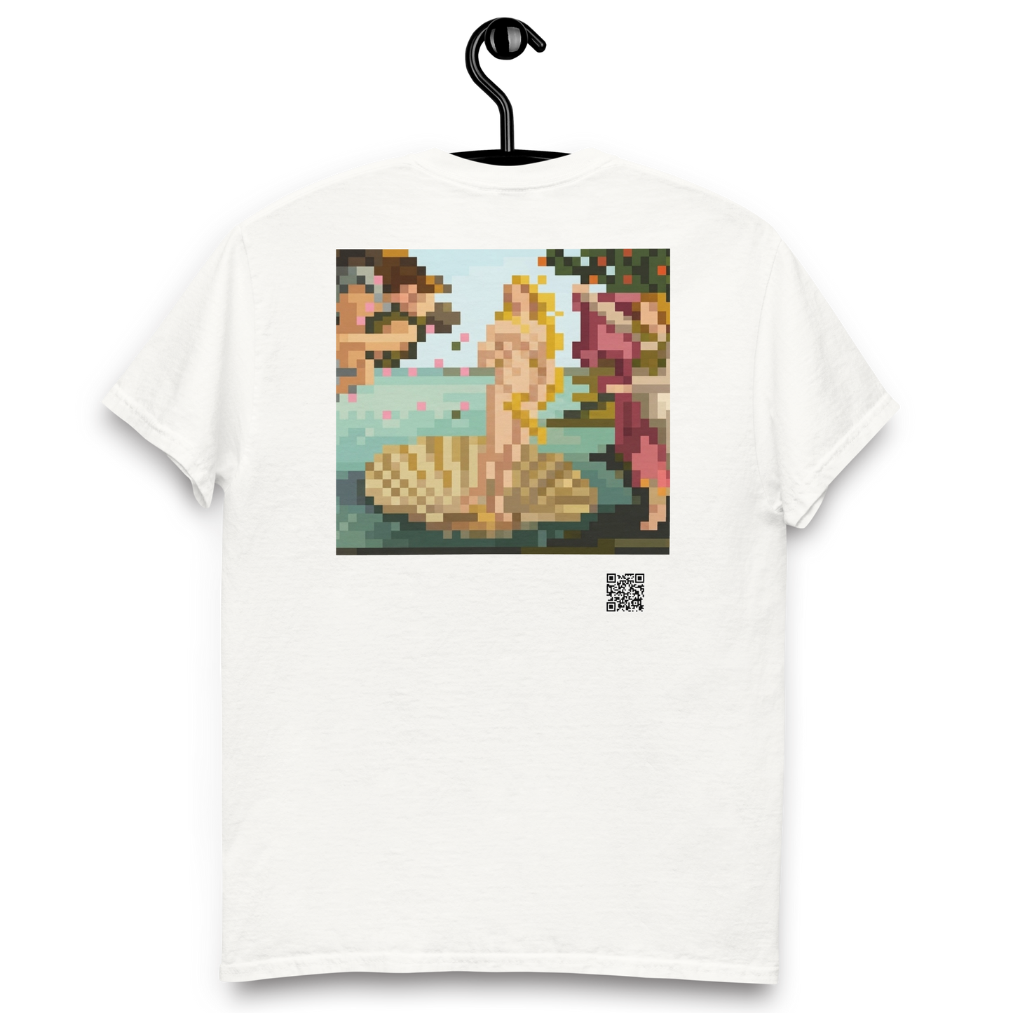 The Birth of Venus T-Shirt - PZMO Botticelli Classical Pixel Tee