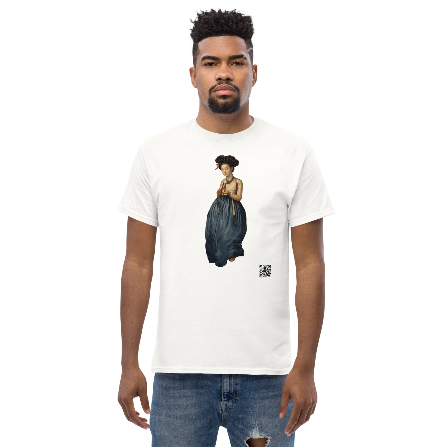 Portrait of a Beauty T-Shirt - PZMO Hyewon Shin Yun-bok Traditional Tee