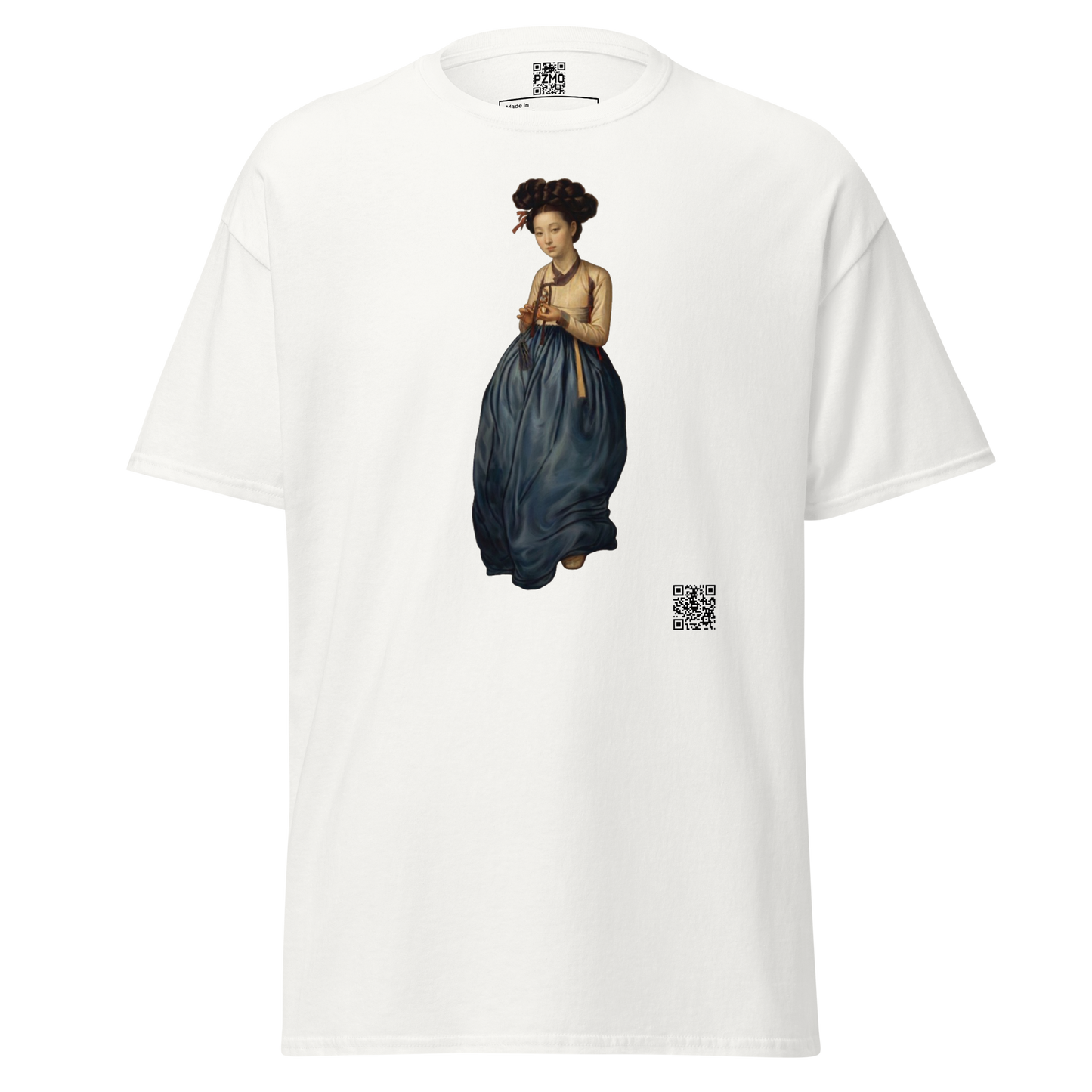 Portrait of a Beauty T-Shirt - PZMO Hyewon Shin Yun-bok Traditional Tee