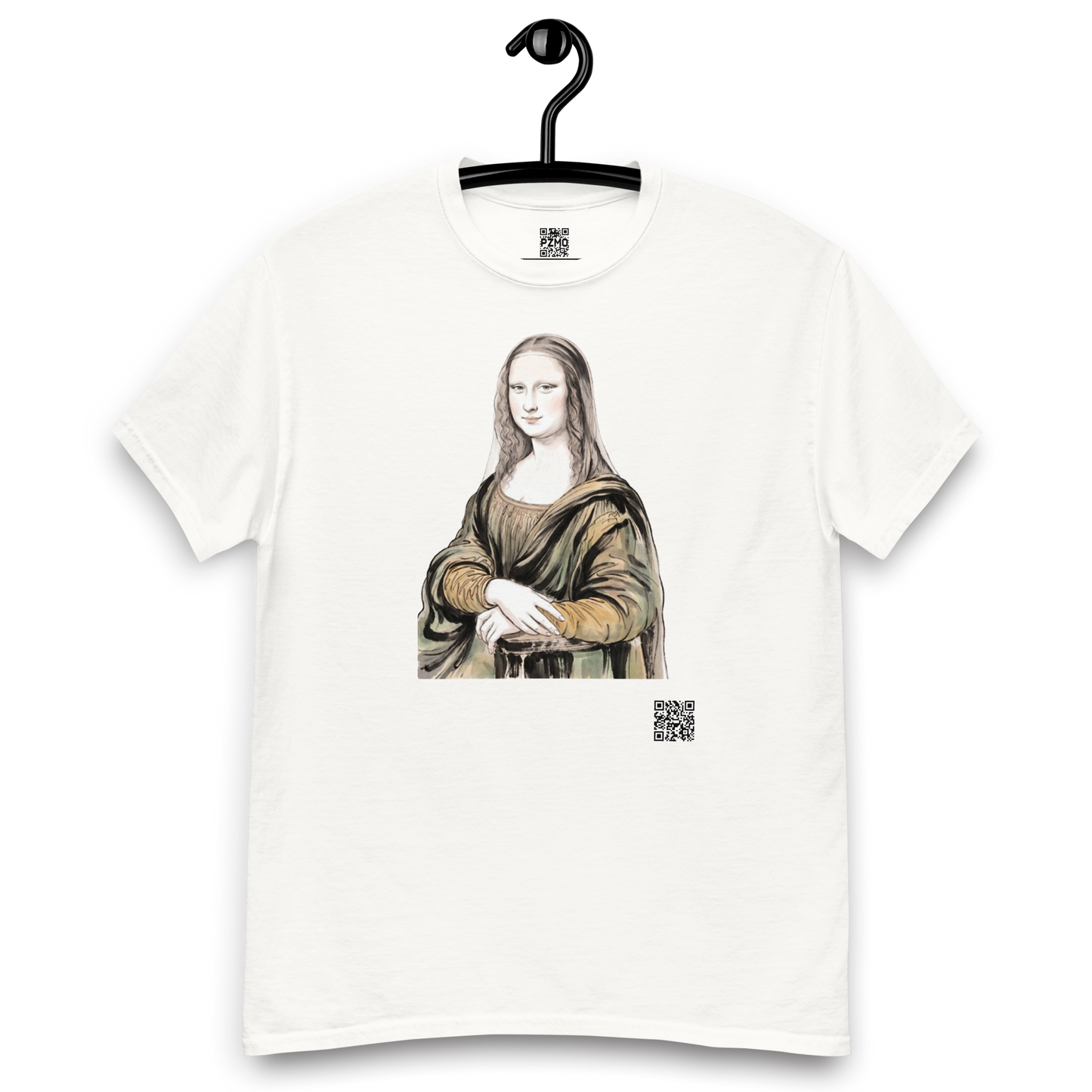 Mona Lisa T-Shirt - PZMO Leonardo da Vinci Portrait Tee